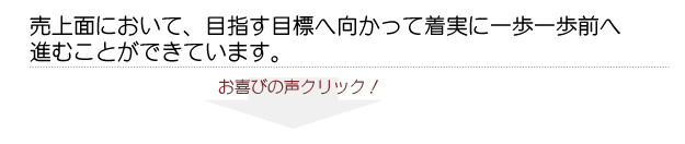 お客様お喜びの声